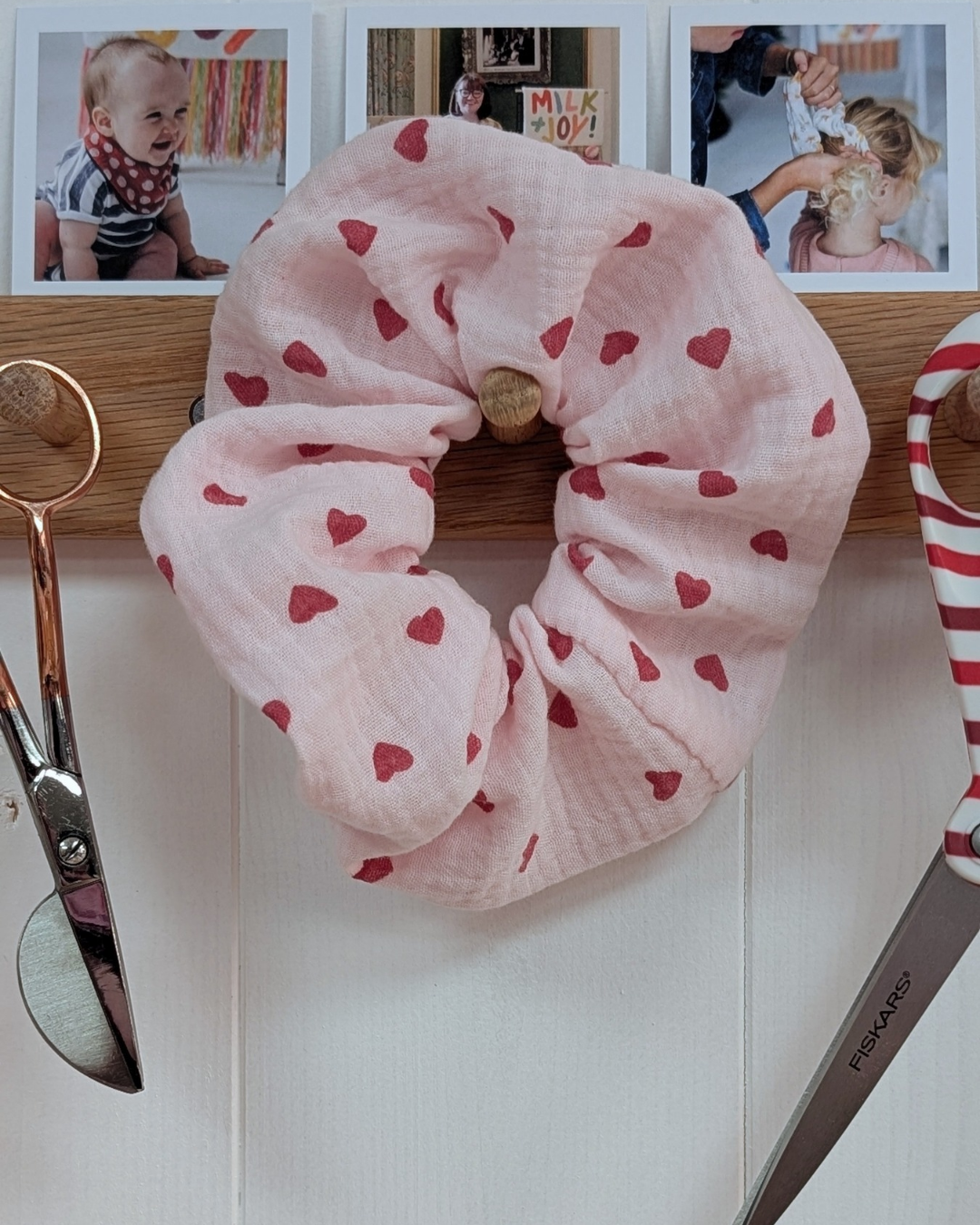 Love Hearts Mega Scrunchie