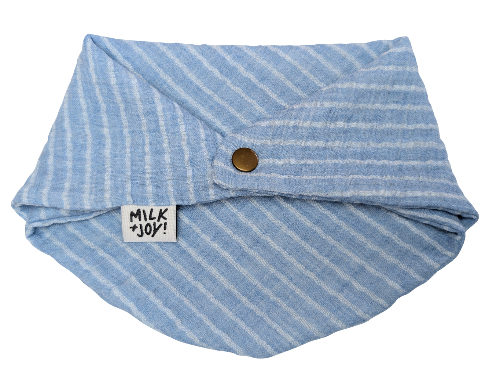 True Baby Blue Stripe Bib