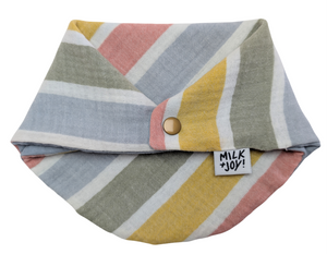 Vintage Red Stripes Bib