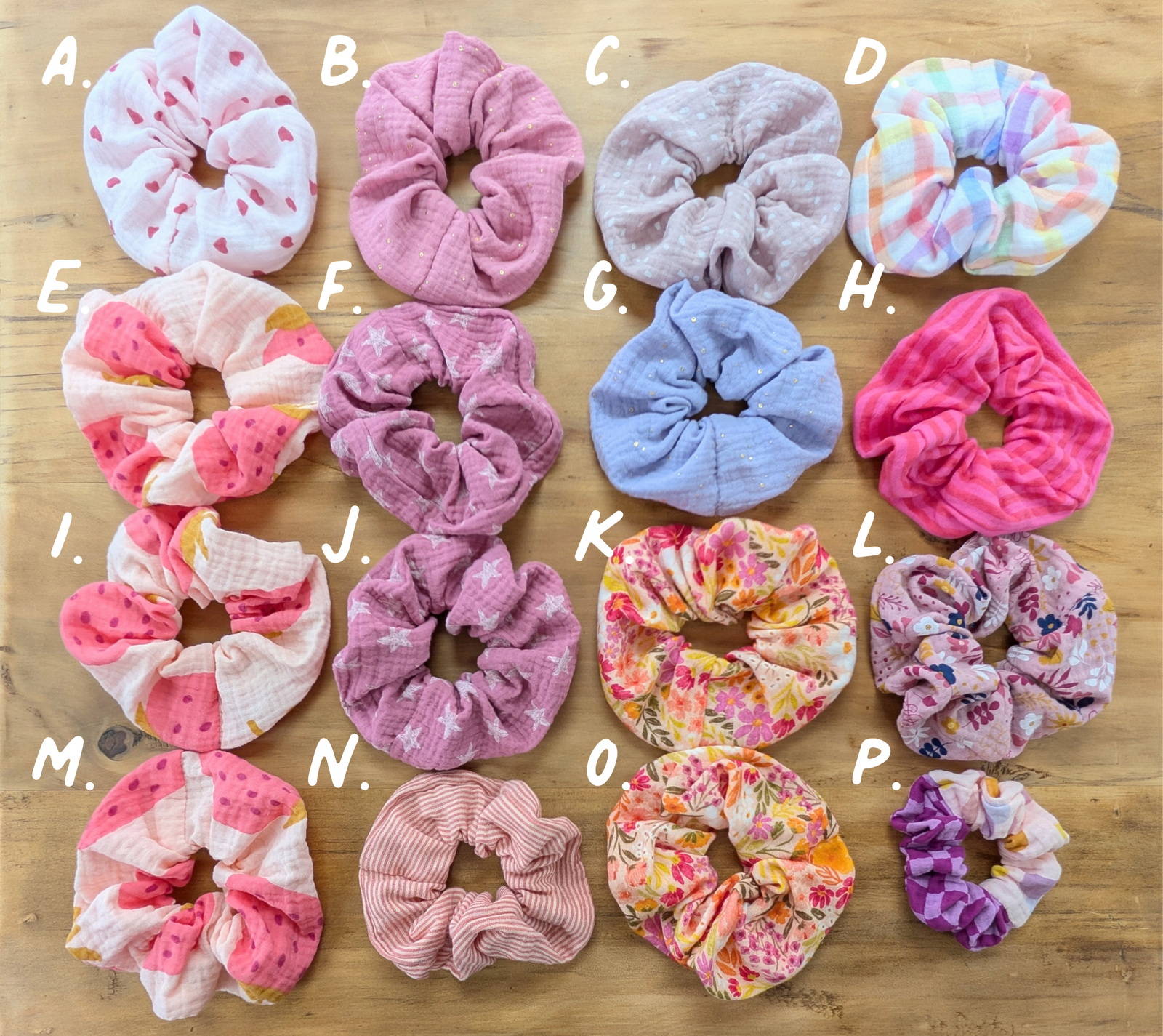 Pink Mega Scrunchies (ready to post)