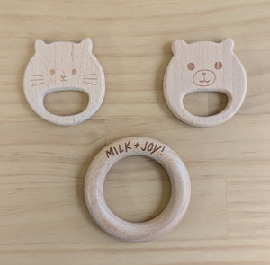 Sensory Comforter with Detachable Teething Ring