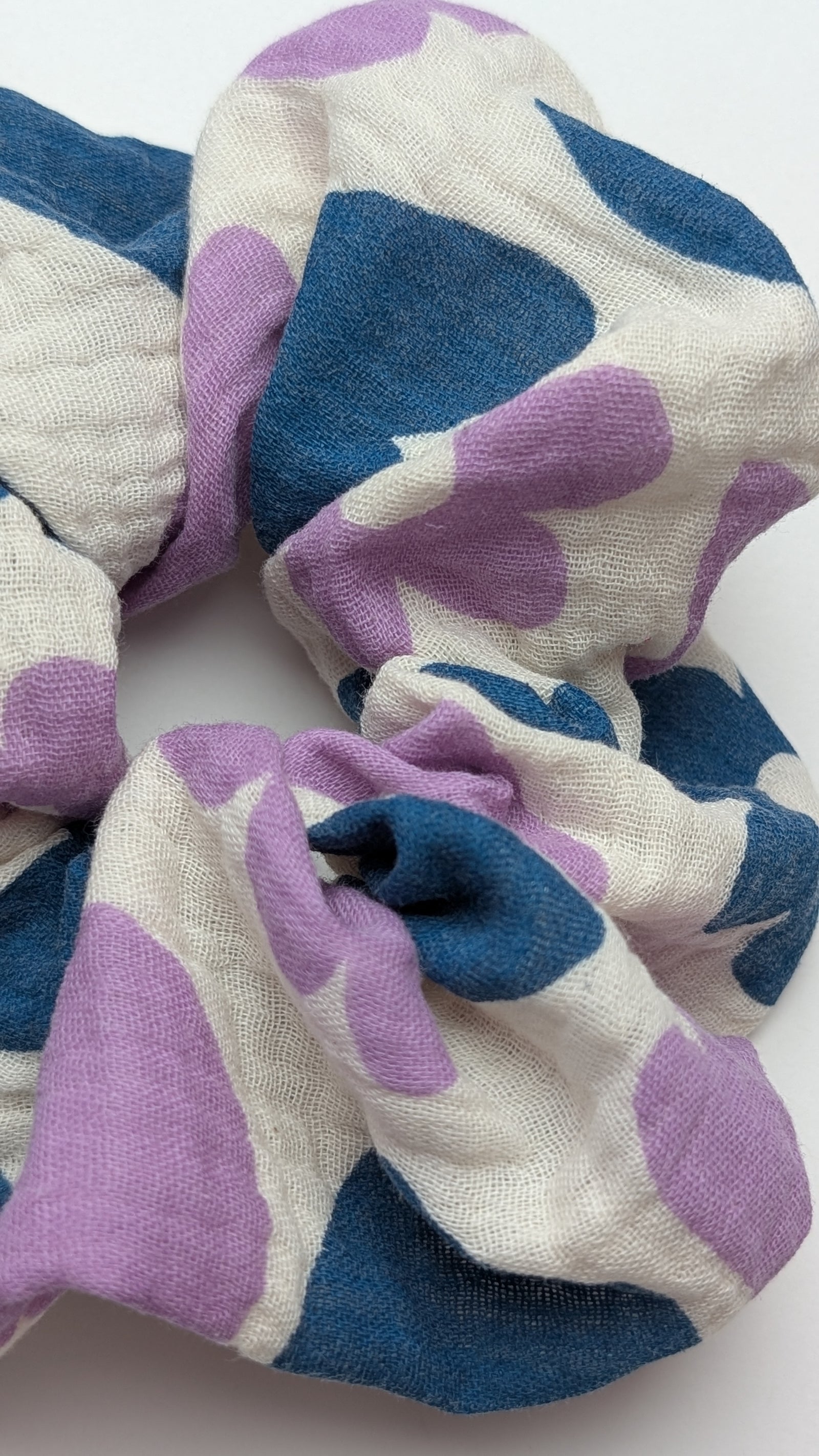 Playful Shapes in Purple Scrunchies