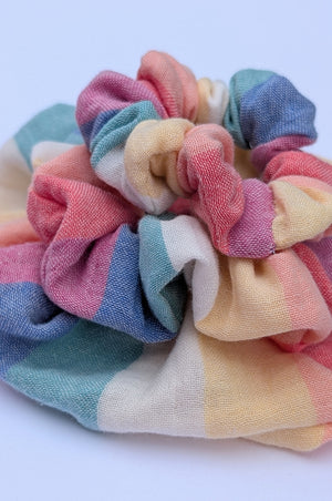 Rainbow Scrunchies - Three sizes