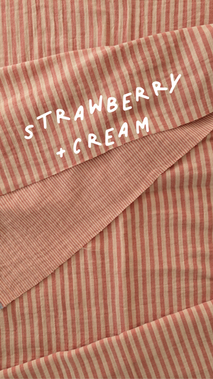 Strawberry and Cream Bib