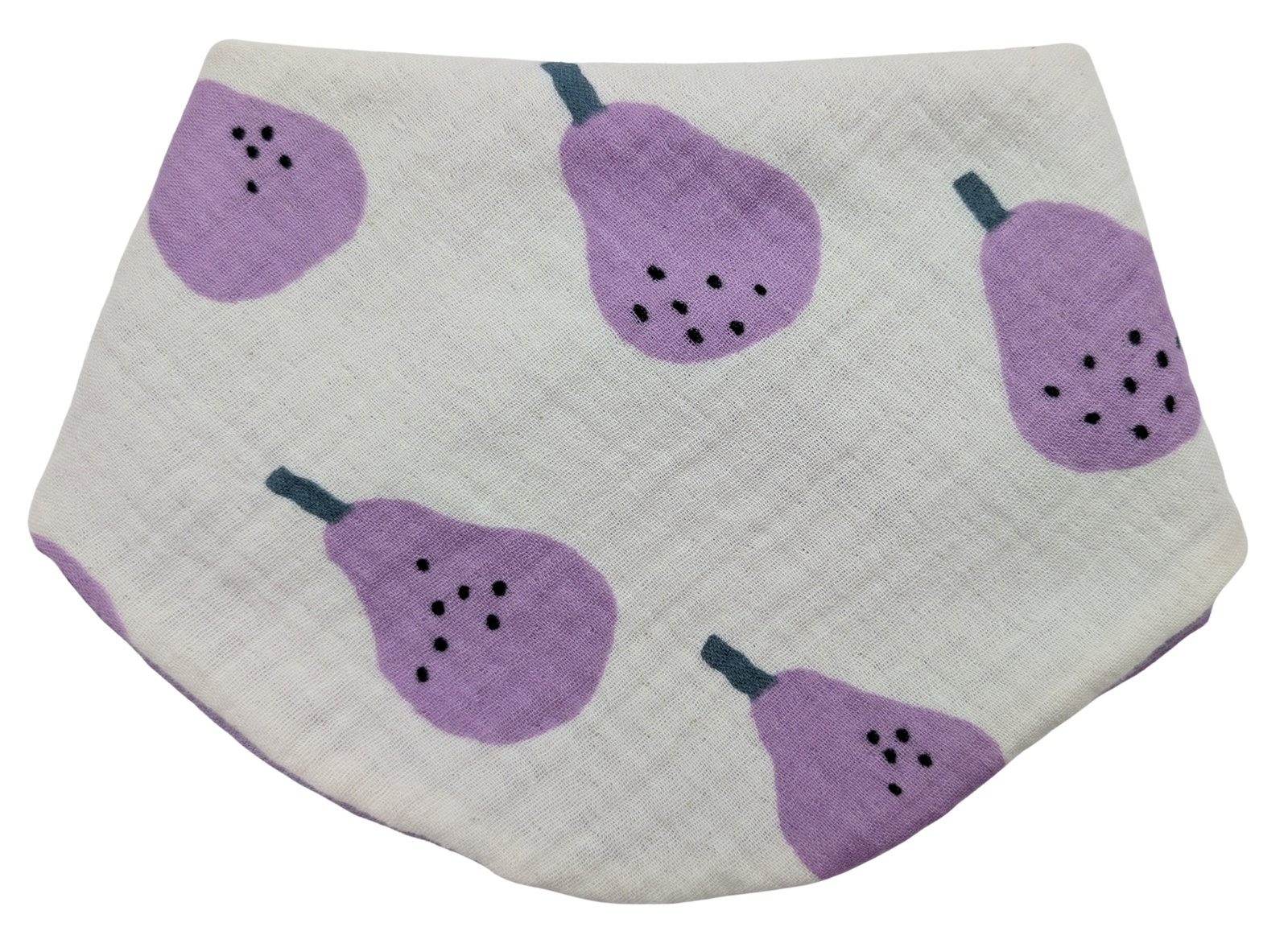 Purple Pears Bib